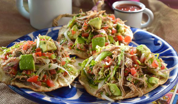 Tostadas de res